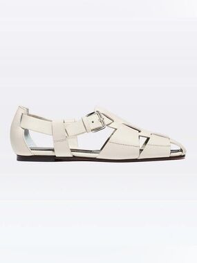 Emme Parsons Ernest Fisherman Shoe Calfskin Ivory size 40 / 9-9.5